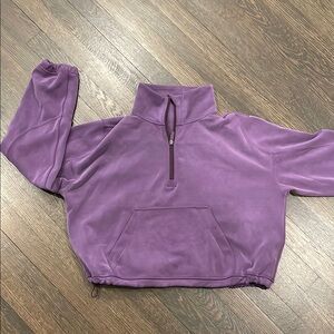 LuluLemon Purple Quarter-Zip Pullover